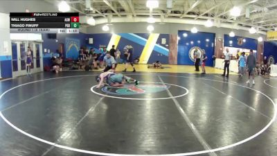106 lbs Round 1 (8 Team) - Will Hughes, Athens Christian vs Thiago Finuff, Panhandle Gator Dogs