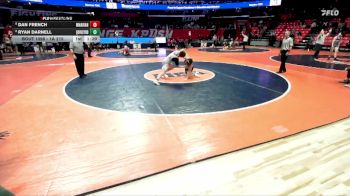 1A 215 lbs Champ. Round 1 - Dan French, Woodstock (Marian) vs Ryan Darnell, Quincy (Notre Dame)