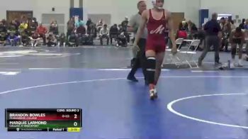 149 lbs Cons. Round 3 - Brandon Bowles, Muhlenberg College vs Marquis Larmond, College At Brockport