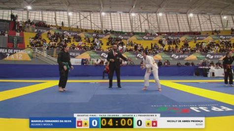 NICOLLY DE ABREU PROENÇA vs MANUELA FERNANDES DA SILVA 2026 FPJJ Circuito Paulista GI Etapa 3