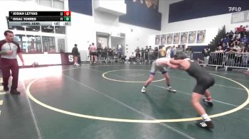 126 lbs Cons. Semi - Issac Torres, Fountain Valley vs Josiah Leyvas, La Serna