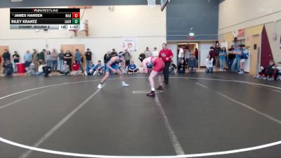 157 lbs Champ. Round 2 - James Hansen, Madison vs Riley Krantz, La Grande