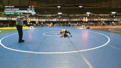 132 lbs Semis & Wb (16 Team) - Ben Miller, Liberty vs Cannon Sommer, Mount Dora