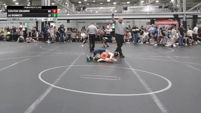 72 lbs Round 1 (4 Team) - AJ Domico, American Dream vs Colton Zeamer, Wayne Danger