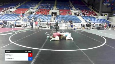 182 lbs Cons 32 #2 - Cain Clay, Oklahoma vs Andrew White, Michigan