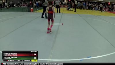 55 lbs Quarterfinal - Bryce Miller, Saint James Cyclones vs Ryder Sather, Saint Peter