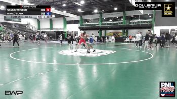 126 kg Final - Gage Spurgeon, Sebolt Wrestling Academy vs Marlo Clark, Spartan RTC@LHP