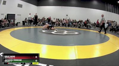 90 lbs Quarterfinals (8 Team) - Kruz Moss, Team Gotcha vs Jackson Ferrone, Triumph