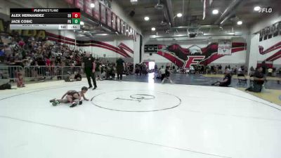 49 lbs Round 2 - Jace Cosic, Peterson Grapplers vs Alex Hernandez, Socal Hammers