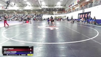 130 lbs Champ. Round 2 - Emily Frost, Iowa vs Nichole Moore, McKendree University