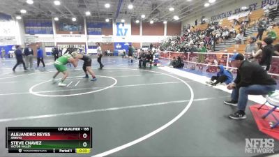 195 lbs 7th Place Match - Steve Chavez, Victor Valley vs Alejandro Reyes, Arroyo