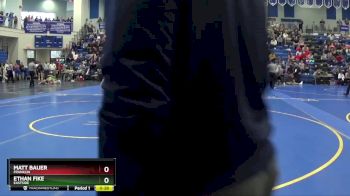 144 lbs Cons. Round 7 - Matt Bauer, Franklin vs Ethan Fike, Eastside