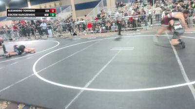 165 lbs Consi Of 64 #2 - Alejandro Torrero, Scripps Ranch HS vs Colton Karczewski, MAW Wrestling Academy