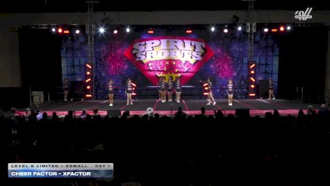 Cheer Factor - XFACTOR [2025 L6 Limited - XSmall Day 1] 2025 Spirit Sports Worcester Nationals