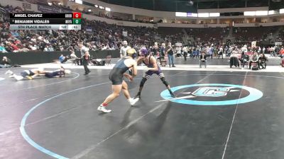 4A 150 lbs 5th Place Match - Angel Chavez, Goddard vs Benjamin Vidales, Miyamura
