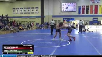 157 lbs Champ. Round 1 - Nate Stokhaug, University Of Wisconsin-Oshkosh vs Jayson Toellner, Carthage College
