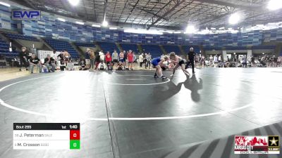 138 lbs Round Of 32 - Jackson Peterman, Salem Elite Mat Club vs Mac Crosson, Sebolt Wrestling Academy