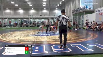 75 lbs Quarterfinal - Brenden Bosco, Youngbloods vs Jude Pratt, Intense Wrestling Club