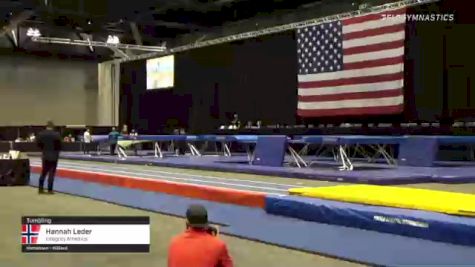 Hannah Leder - Tumbling, Integrity Athletics - 2021 USA Gymnastics Championships