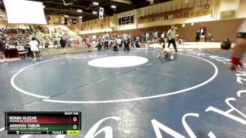 58 lbs 3rd Place Match - Addison Yabur, Savage House Wrestling Club vs Ronin Guizar, Powerline Wrestling