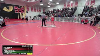 110 lbs Champ. Round 2 - Itzel Herrera, Corona Senior vs Mia Serna, Colony