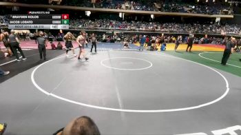 6A 215 lbs Cons. Round 1 - Brayden Kolos, Austin Bowie vs Jacob Lobato, Conroe