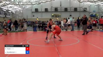 80 kg Consi Of 8 #1 - Cade Cook, Matrix Grappling vs John Gunderson, Team Wisconsin