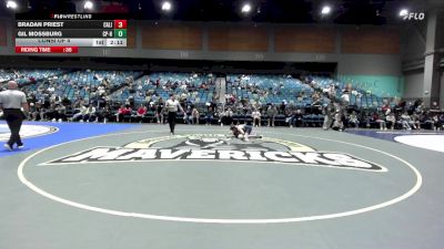 149 lbs Consi Of 4 - Bradan Priest, California Baptist vs Gil Mossburg, Cal Poly Humbolt