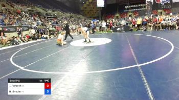 170 lbs Rnd Of 64 - Tad Forsyth, Kansas vs Hunter Snyder, Pennsylvania