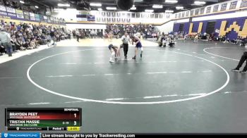 165 lbs Semifinal - Brayden Peet, Wisconsin-Whitewater vs Tristan Massie, Wisconsin-Eau Claire