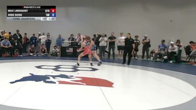 45 kg Cons. Quarters - Max Lindquist, Xtreme Training vs Jude Goss, Team Alpha Wrestling