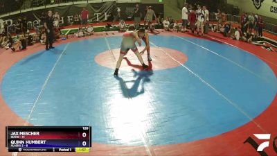 120 lbs Round 3 (8 Team) - Jax Mescher, Idaho vs Quinn Humbert, Alaska 2