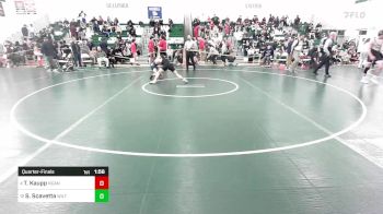 132 lbs Quarterfinal - Trey Kaupp, New Canaan vs Stephen Scavetta, Wilton