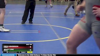 215 lbs Cons. Round 1 - Brady Long, Dekalb vs Diego Henderson, OTSEGO