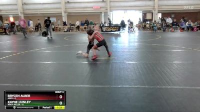 70 lbs Round 1 (6 Team) - Brycen Alber, Ares vs Kayne Hunley, Ninja Killer