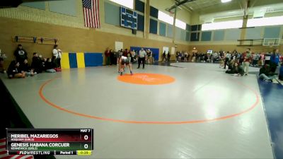 145lbs Cons. Round 4 - Meribel Mazariegos, Hoquiam (Girls) vs Genesis Habana Corcuera, Kennewick (Girls)