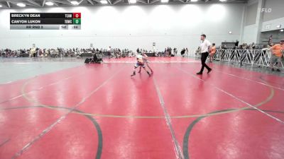 110 lbs Rr Rnd 2 - Breckyn Dean, Team RJN - EL vs Canyon Lukon, TDWC Minions Grey - EL