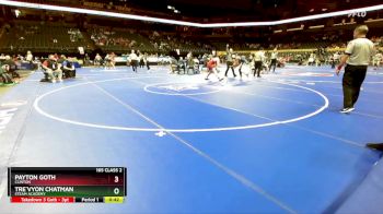 165 Class 2 lbs Cons. Round 2 - Tre`vyon Chatman, STEAM Academy vs Payton Goth, Clinton