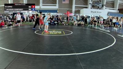 126 lbs Cons. Round 4 - CJ Lopez, California vs Jackson Humphrey, California