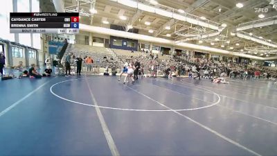 145 lbs Round 1 - Caydance Carter, Cougars Wrestling Club vs Brenna Smith, Box Elder Stingers Wrestling