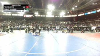 130 lbs Champ. Round 3 - Paisley Cordiner, Crook County vs Elyse Asaro, Rocky Mountain