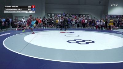 57 kg Champ. Rd Of 64 - Tyler Harper, Arkansas Regional Training Center vs Abdirahman Unle, Nebraska Wrestling Training Center
