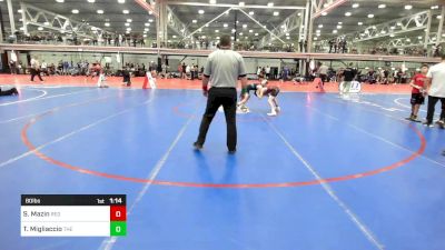 80 lbs Rr Rnd 3 - Sam Mazin, Red Nose Wrestling School vs Troy Migliaccio, The Hunt