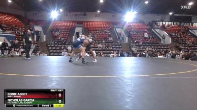 125 lbs Semifinal - Nicholas Garcia, Fitz Wrestling Academy vs Bodie Abbey, Hartland WC