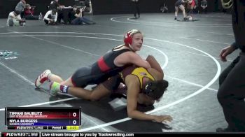 160 lbs 3rd Place Match - Nyla Burgess, Gannon University vs Tiffani Baublitz, East Stroudsburg University