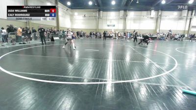 125 lbs Semifinal - Jada Williams, Mayhem Wrestling Club vs Caly Rodriguez, Brandon