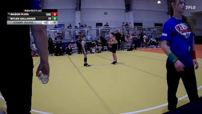 60 lbs Champ. Round 1 - Myles Gallagher, Paradigm Wrestling vs Mason Plata, Takedown City Wrestling Club