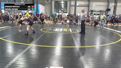 98 lbs Round Of 16 - Spencer Metcalf, Burlingten vs Ezekiel Kepner, Dover