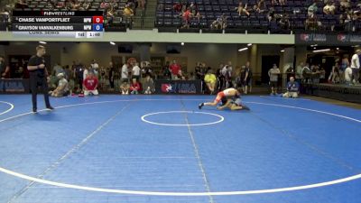 92 lbs Cons. Semis - Chase VanPortfliet, Michigan Premier WC vs Grayson VanValkenburg, Michigan Premier WC