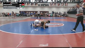 132 lbs 2nd Wrestleback (16 Team) - Conlan Braun, Bremen vs Mason Summerville, Temple